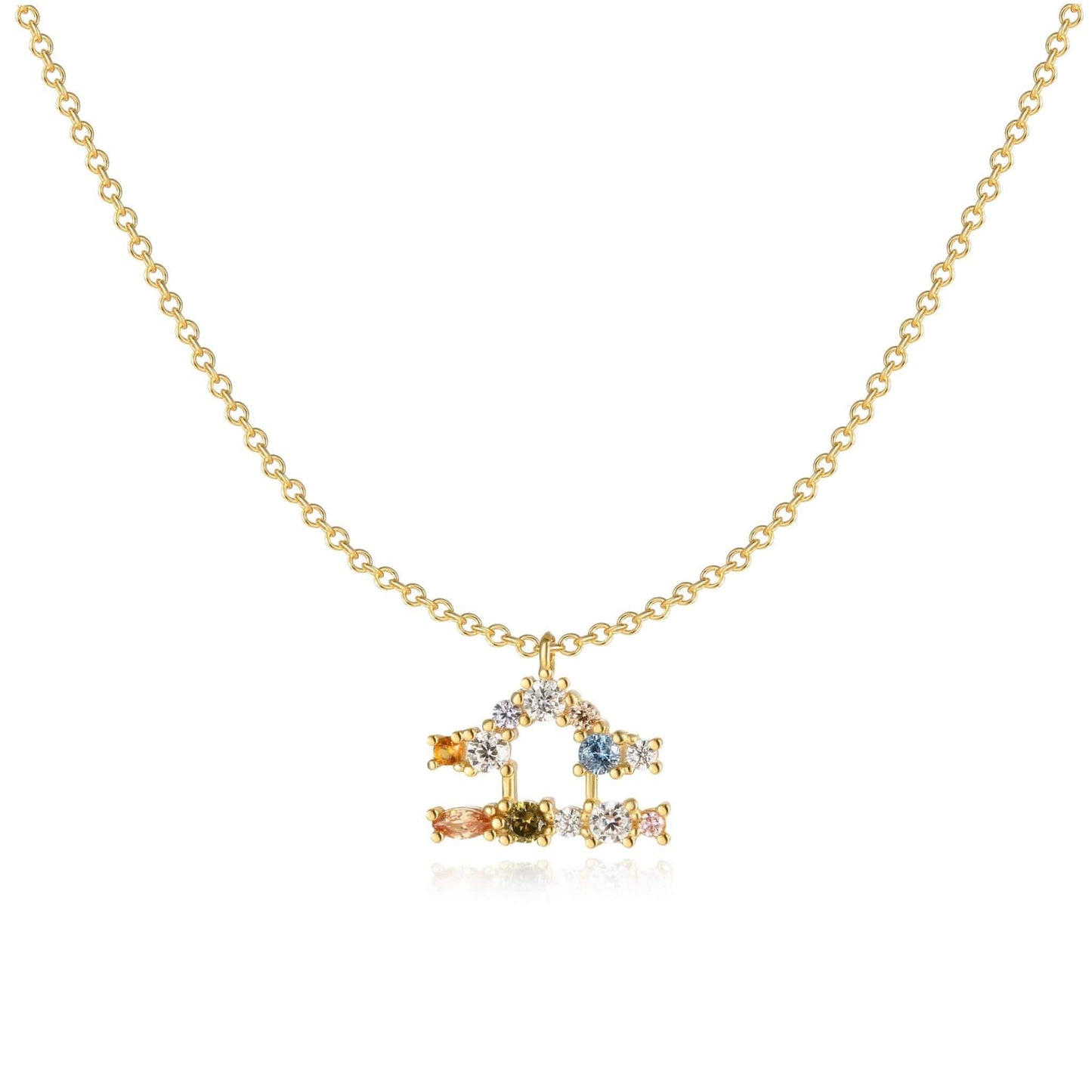 Sterrenbeeld Ketting Zilveren Halsketting Met Celestia Thema
