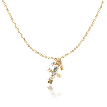 Sterrenbeeld Ketting Zilveren Halsketting Met Celestia Thema