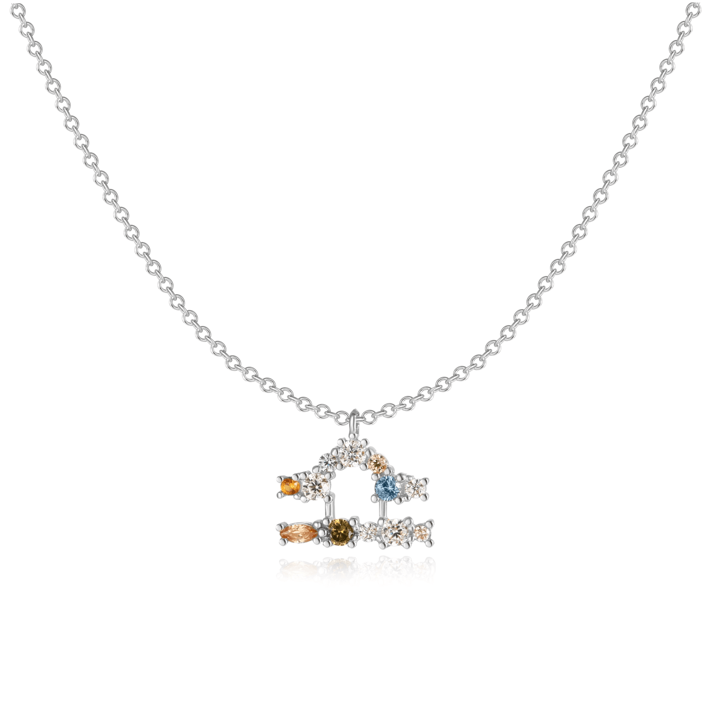 Sterrenbeeld Ketting Zilveren Halsketting Met Celestia Thema