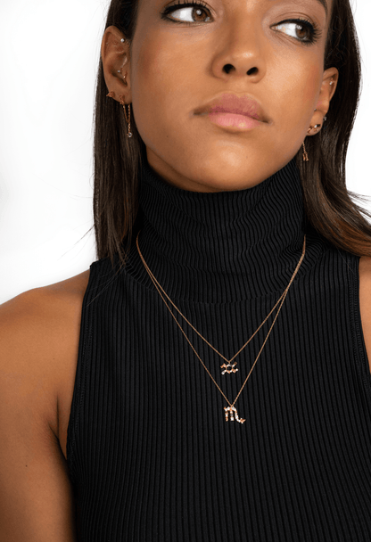 Sterrenbeeld Ketting Zilveren Halsketting Met Celestia Thema