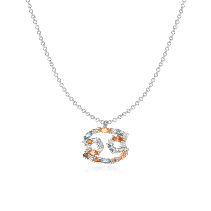 Sterrenbeeld Ketting Zilveren Halsketting Met Celestia Thema