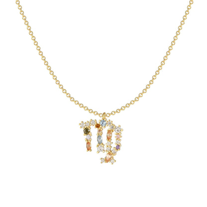 Sterrenbeeld Ketting Zilveren Halsketting Met Celestia Thema