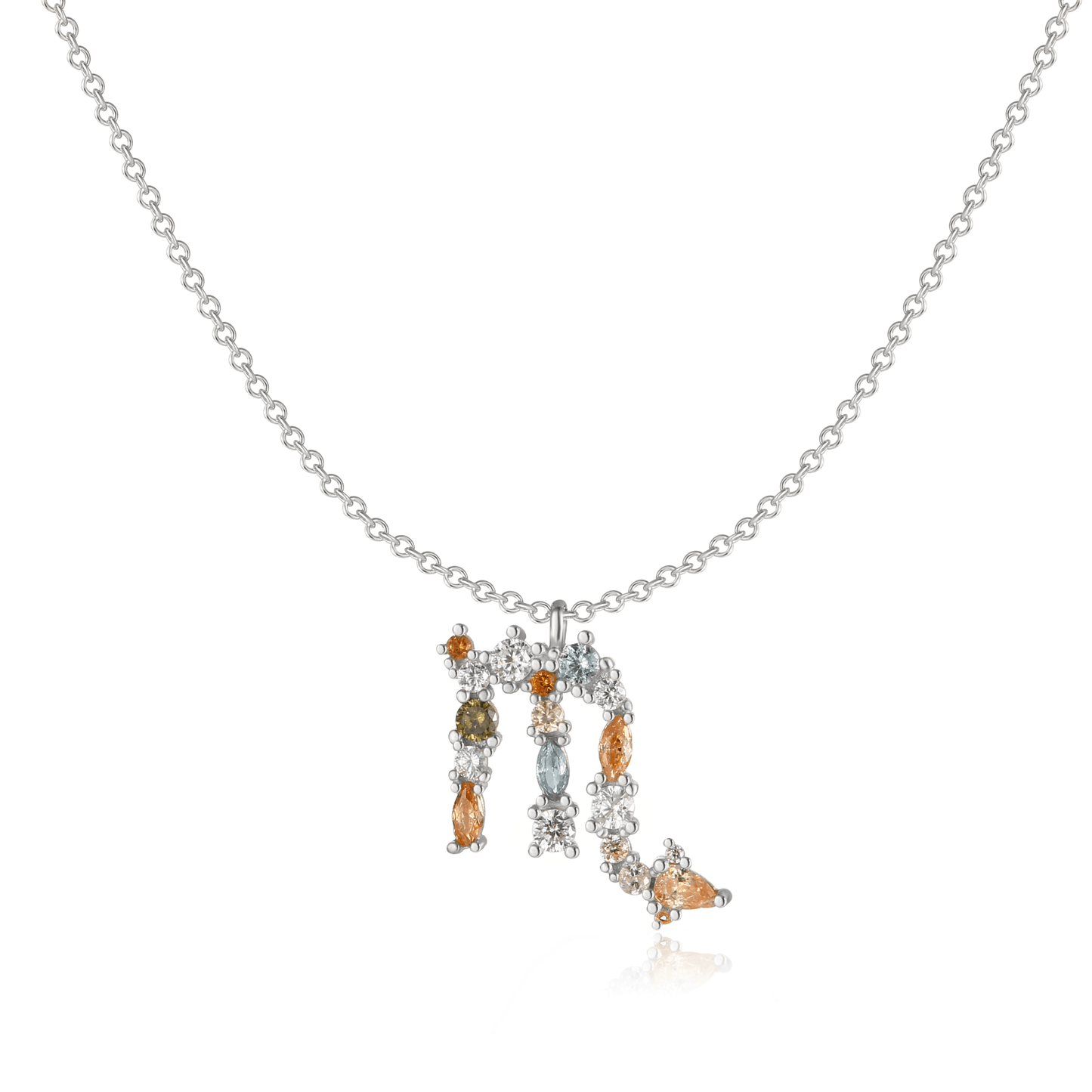 Sterrenbeeld Ketting Zilveren Halsketting Met Celestia Thema