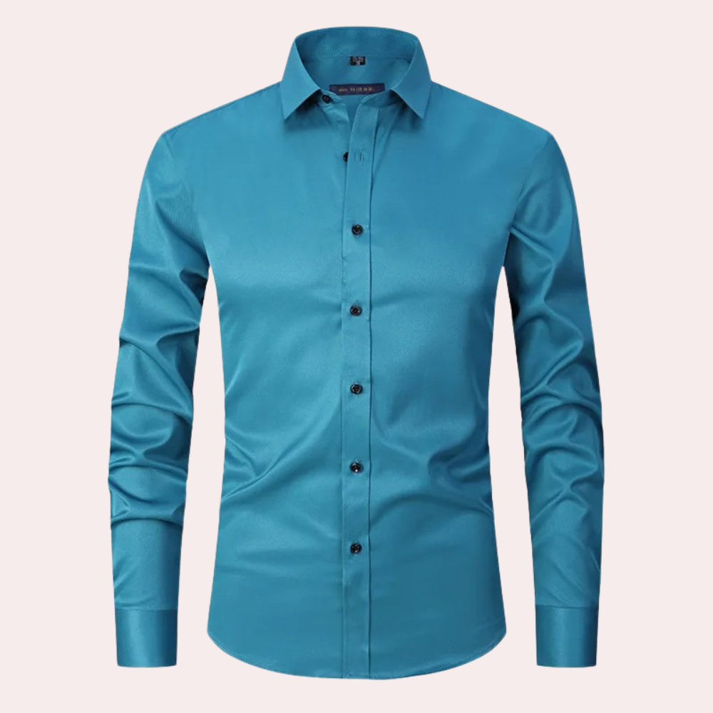 Herenoverhemd Klassiek Wit Casually Stijl - Mode Vibes