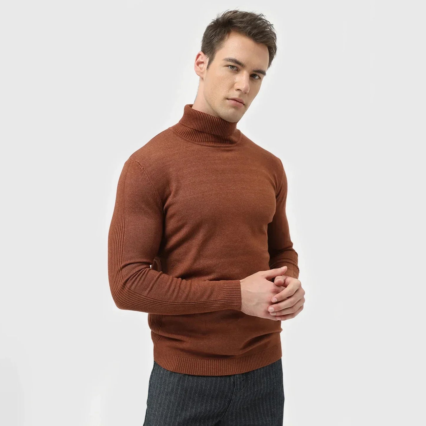 Heren Trui Klassiek Elegance Luxe Wol