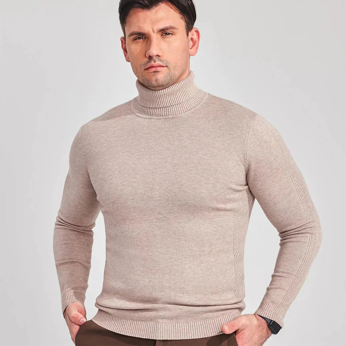 Heren Trui Klassiek Elegance Luxe Wol