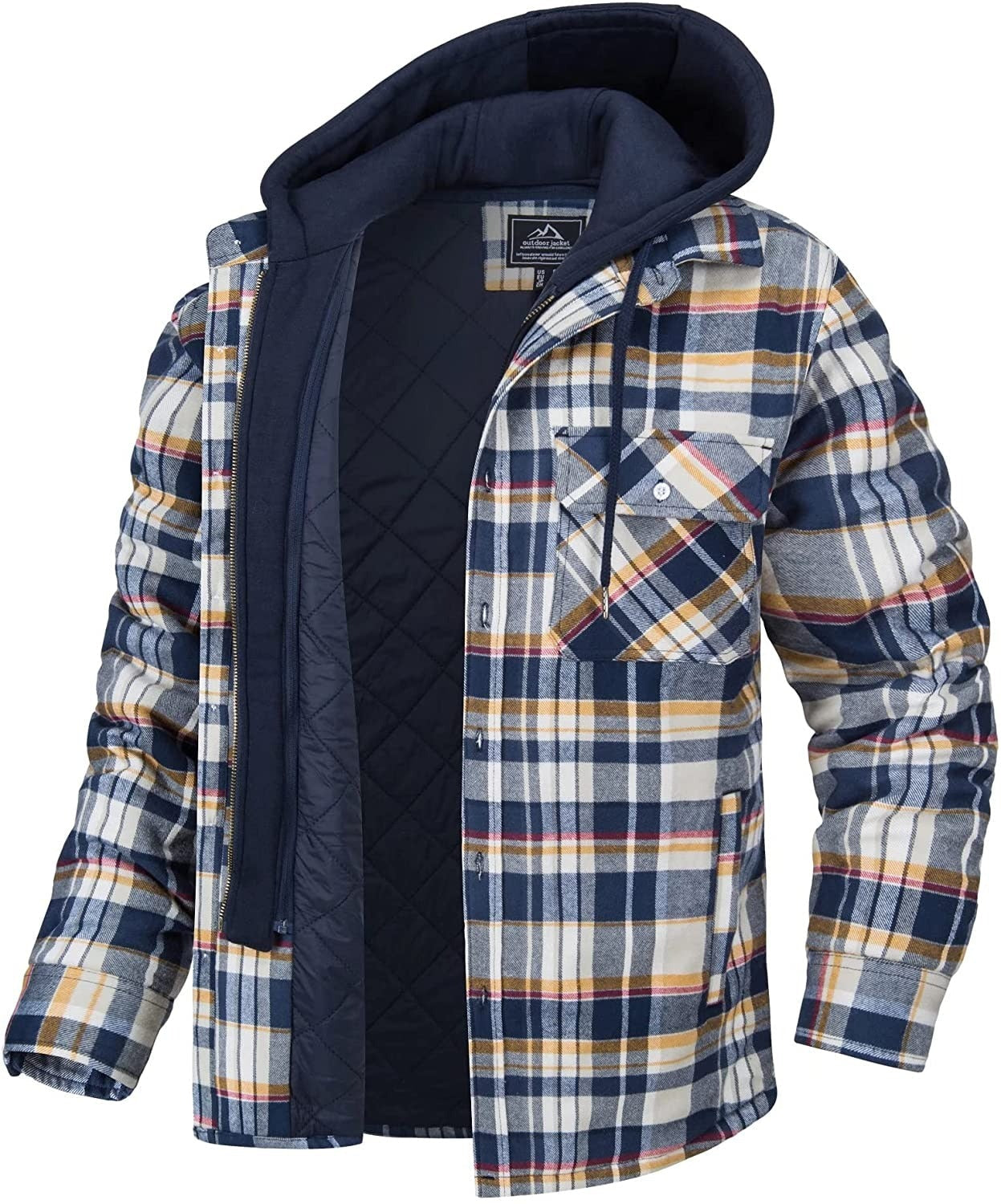 Tommy Jas | Heren Geruite Vest met Capuchon en Warme Voering - Mode Vibes