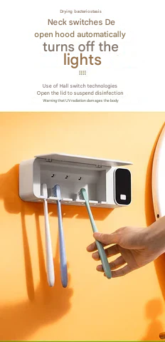 Tandenborstelsterilisator UV Licht Hygiënisch