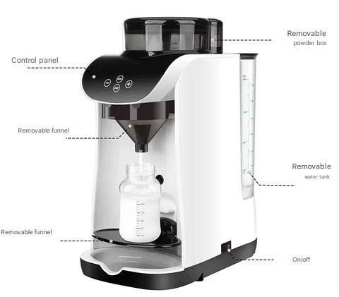 Babyvoedingsdispenser Automatisch Milqula voor Gemakkelijk Voeden