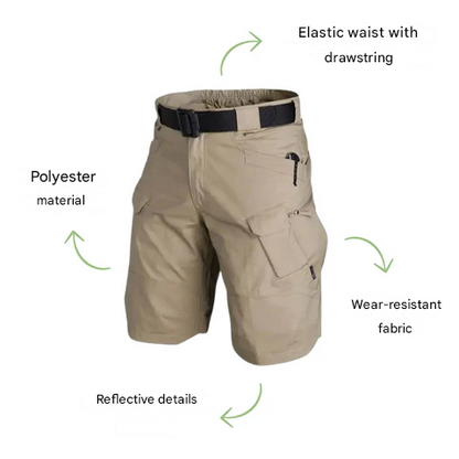 Tactical Cargo Shorts - Atlas → Tactical Cargo Broek Atlas Met Veel Zakken