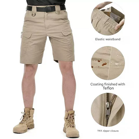 Tactical Cargo Shorts - Atlas → Tactical Cargo Broek Atlas Met Veel Zakken