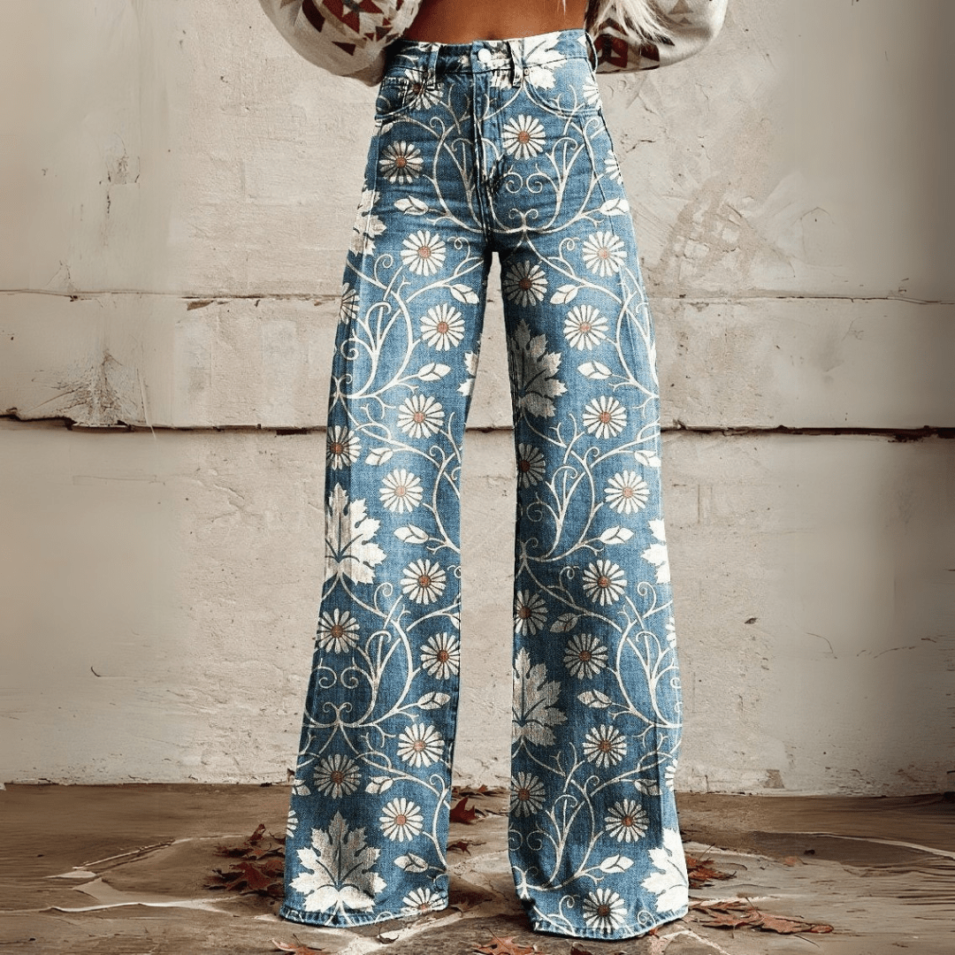 Ornella | Pantaloni boho vintage di tendenza