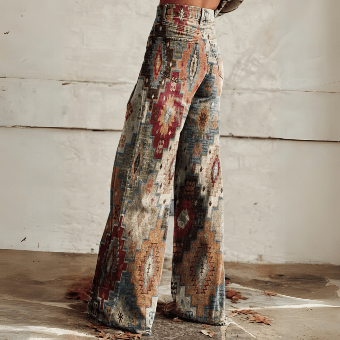 Ornella | Pantaloni boho vintage di tendenza