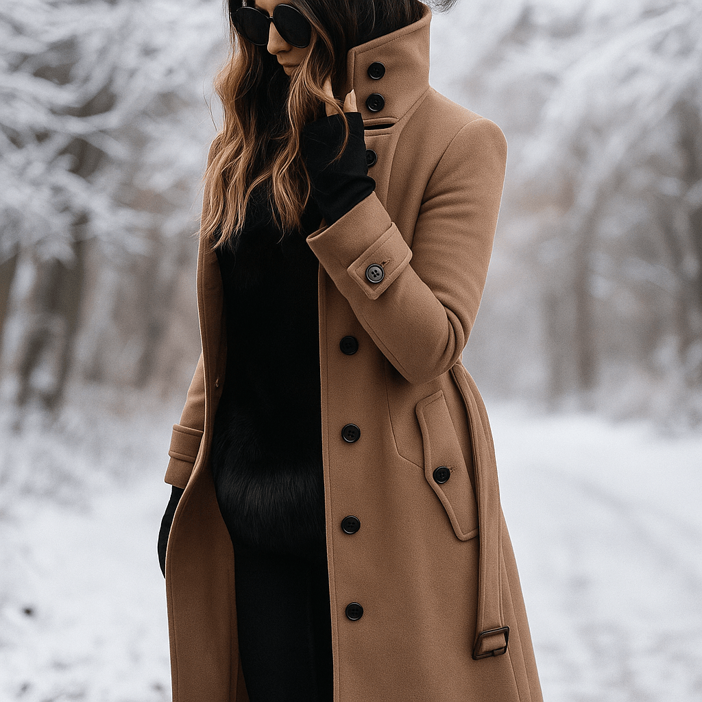 Dame Trenchcoat Warm en Stijlvol Geïsoleerd - Mode Vibes