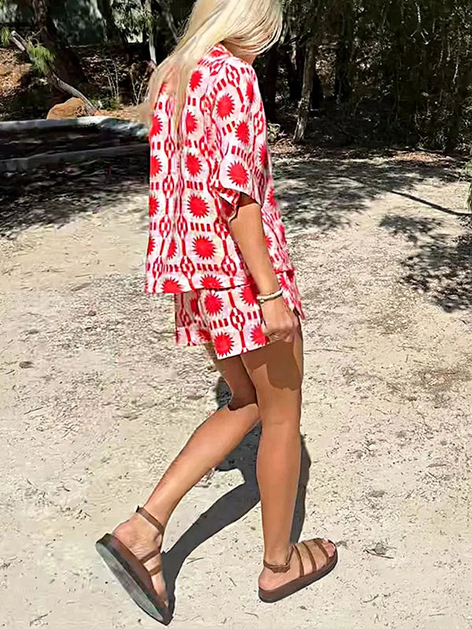 Zomer Modeset voor Vrouw Vrijetijdskleding