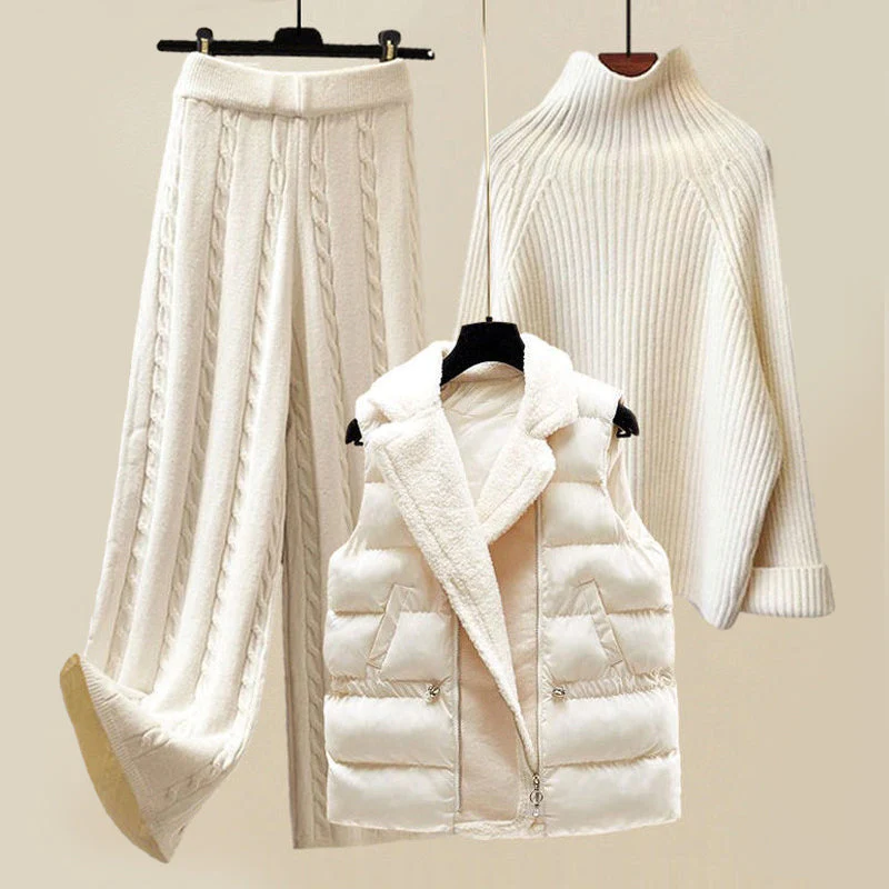 Dames Winterset Warme Trui en Broek Comfortabel - Mode Vibes
