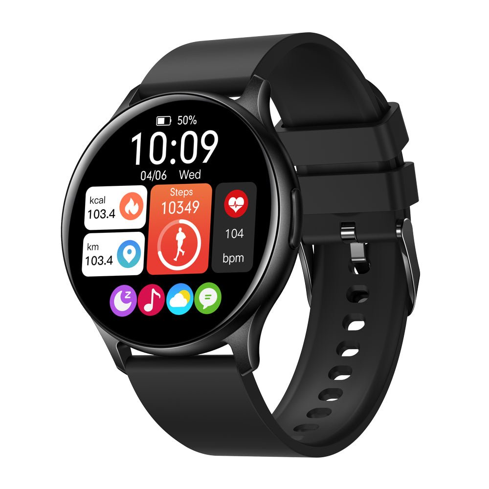 Bluetooth Smartwatch Fitnesstracker met Hartslagmeter - Mode Vibes