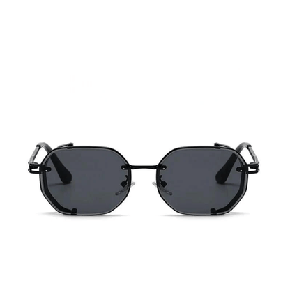 Heren Zonnebril Met Stijlvol Frame en UV Bescherming