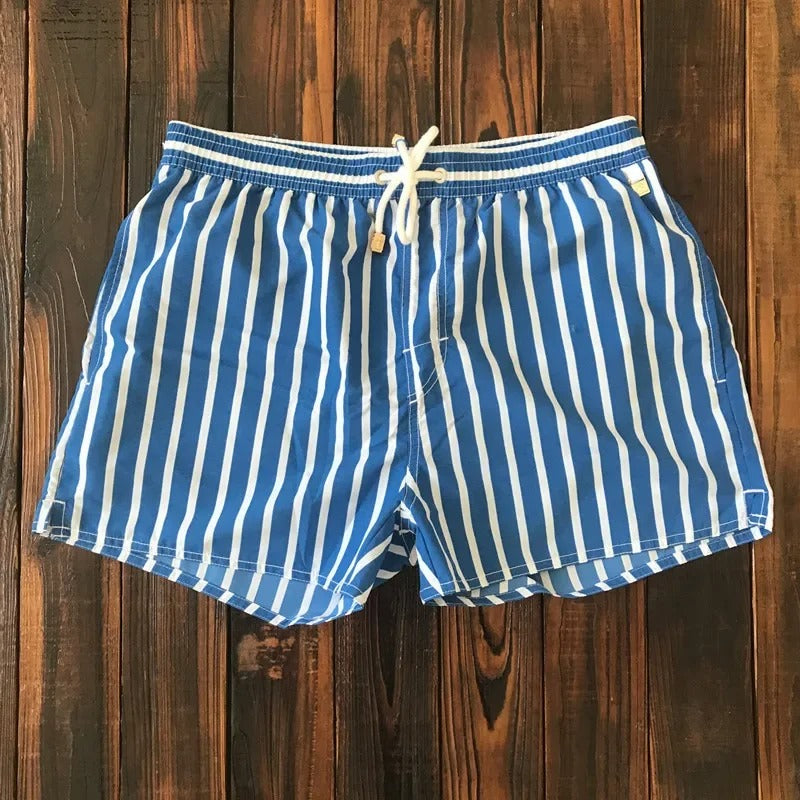 Herenshorts Gestreept Elastische Tailleband Casual Matteo