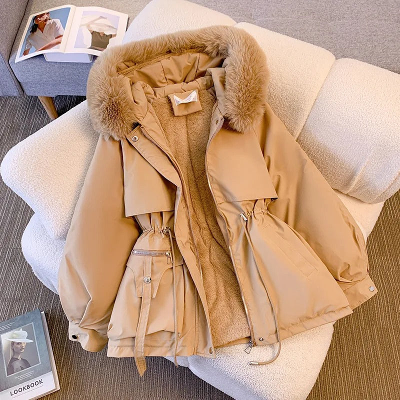 Jas met Capuchon Gevoerd Fleece Warm en Waterdicht - Mode Vibes