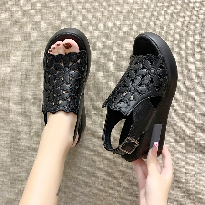 Comfort Sandalen Uitgeholde Zool voor Dames