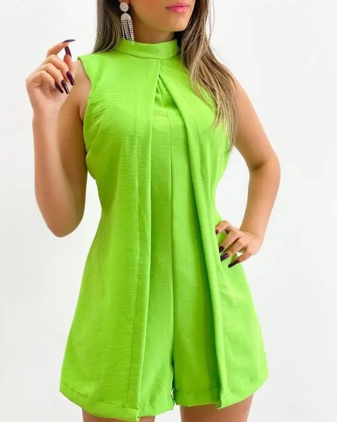 Elegante Jumpsuit Gelaagd Jurk Vrouw - Mode Vibes