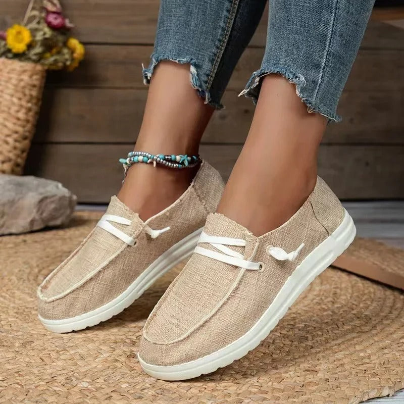 Dames Canvas Schoenen Beverly Stijl - Mode Vibes