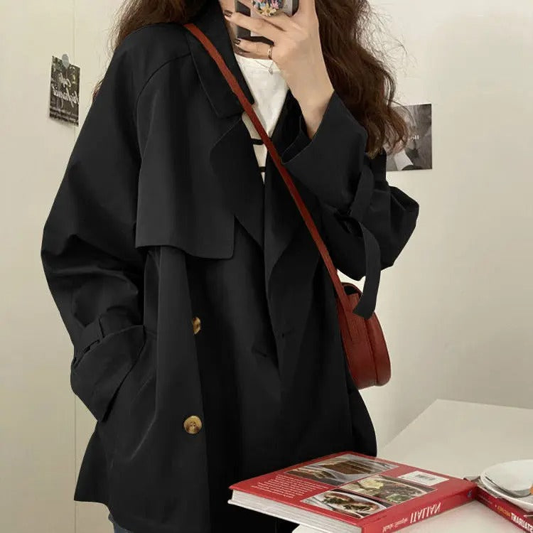 Trenchcoat voor Vrouwen Ivy Stijl Lange Jas - Mode Vibes