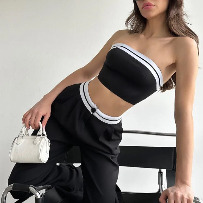 Dames Tanktop en Broek Set - Mode Vibes