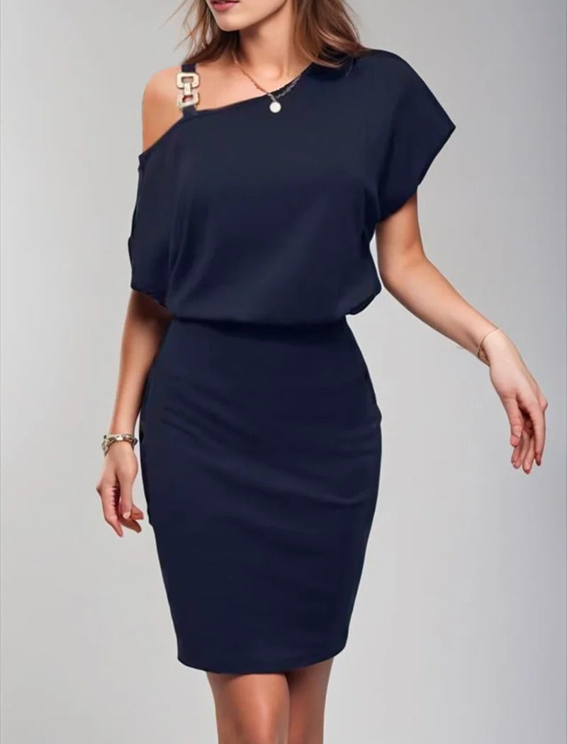 Elegante Jurk Bodycon Knie Lange Jurk - Mode Vibes