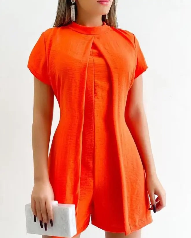 Elegante Jumpsuit Gelaagd Jurk Vrouw