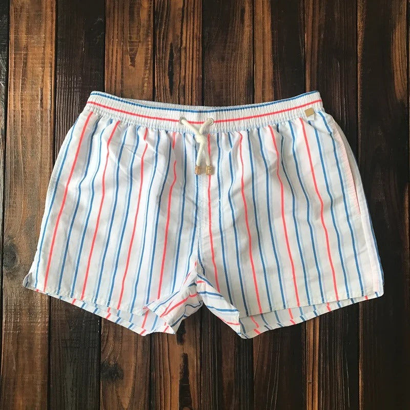 Herenshorts Gestreept Elastische Tailleband Casual Matteo