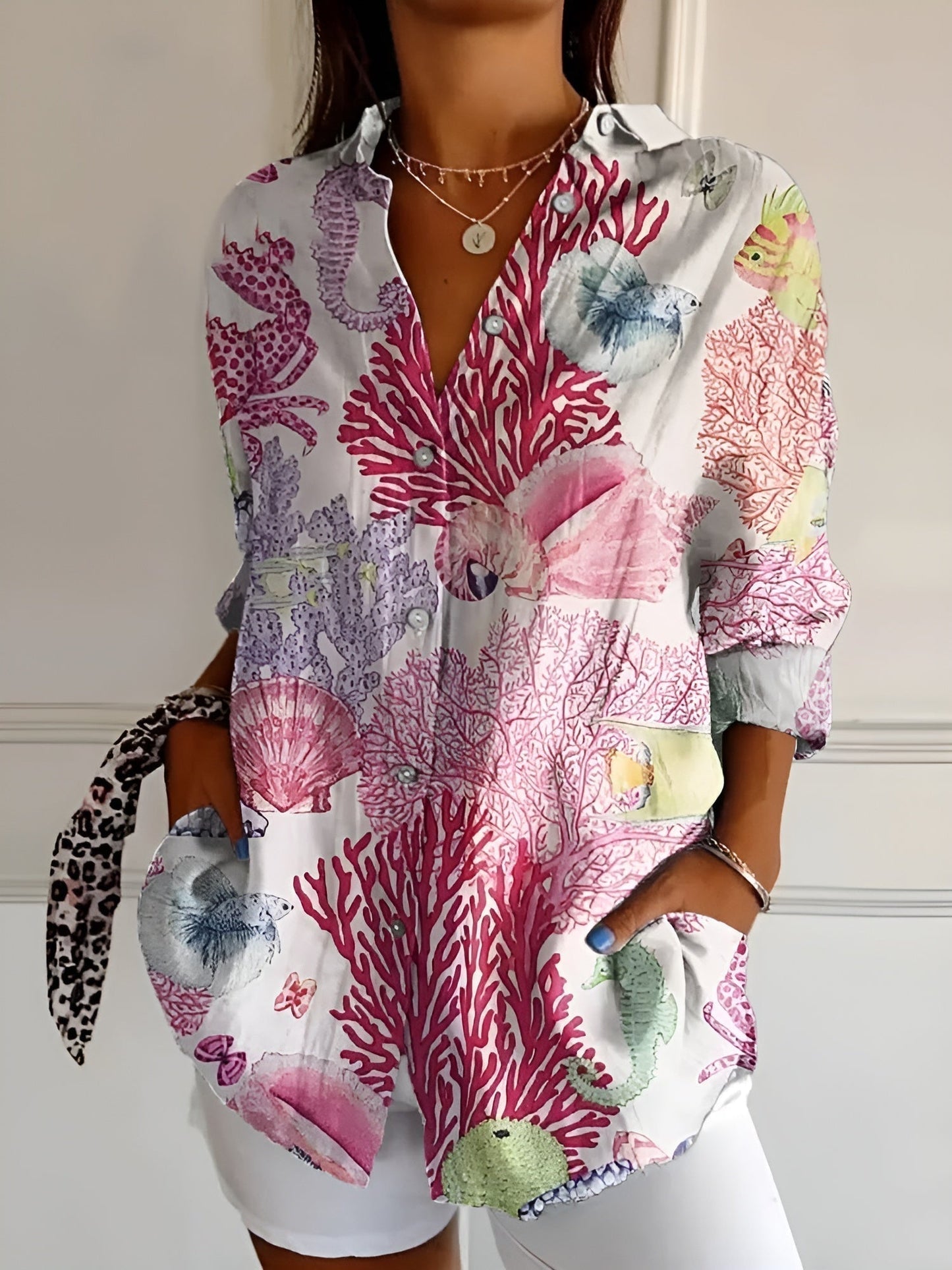 Amara | Camicia Abbottonata – Cotone Leggero-1