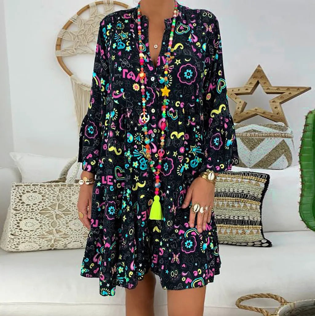 Retro Jurk Vintage Stijl damesjurk