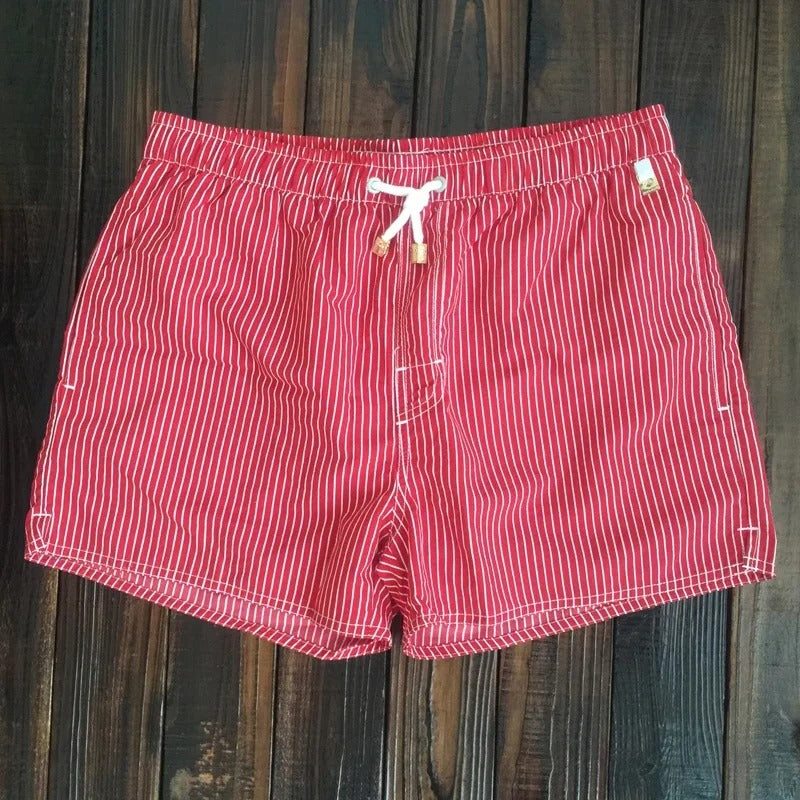Herenshorts Gestreept Elastische Tailleband Casual Matteo