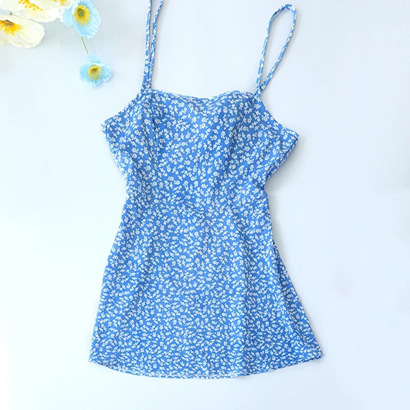 Bloemen Jurk Vrouwelijke Zomerjurk Floral Print - Mode Vibes