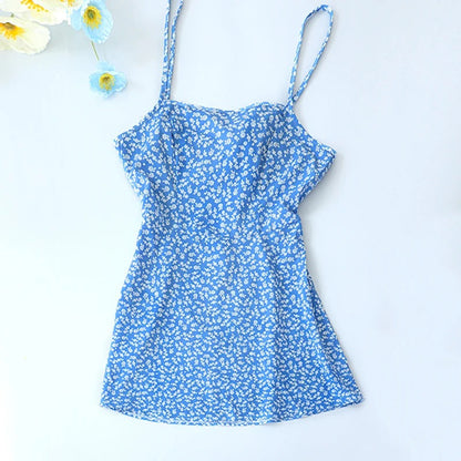 Bloemen Jurk Vrouwelijke Zomerjurk Floral Print - Mode Vibes