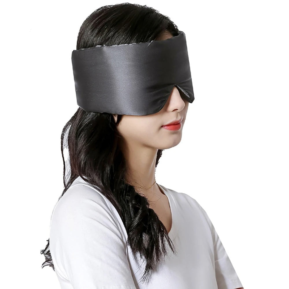 Zijden Slaapmasker Luxe Zacht voor Betere Slaap