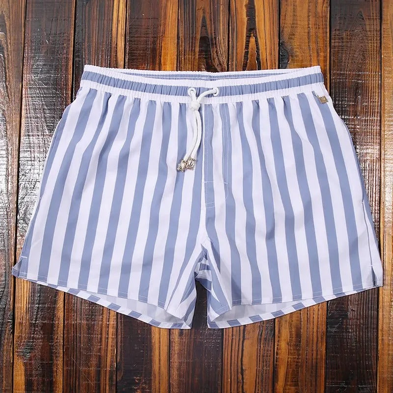 Herenshorts Gestreept Elastische Tailleband Casual Matteo