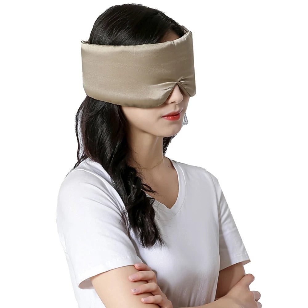 Zijden Slaapmasker Luxe Zacht voor Betere Slaap