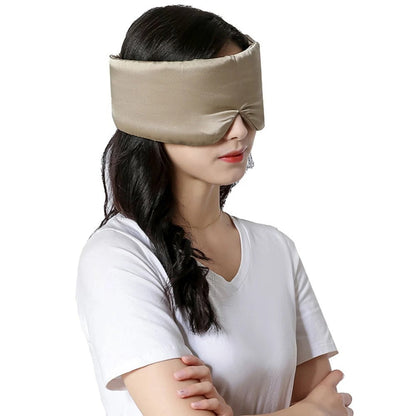 Zijden Slaapmasker Luxe Zacht voor Betere Slaap