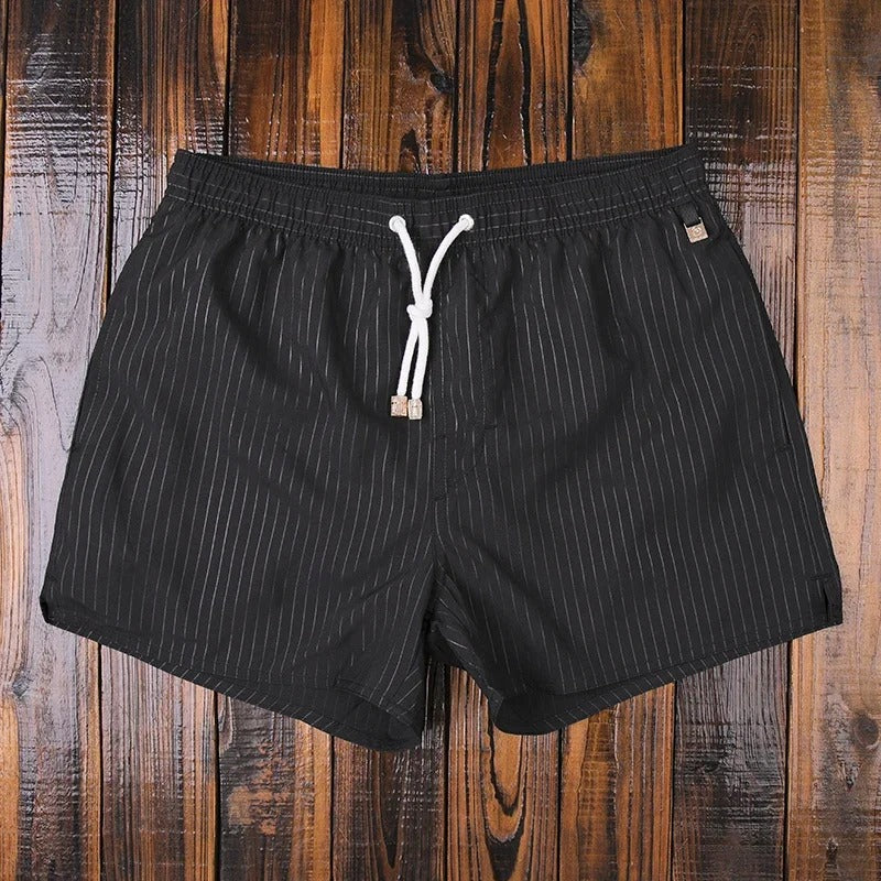 Herenshorts Gestreept Elastische Tailleband Casual Matteo