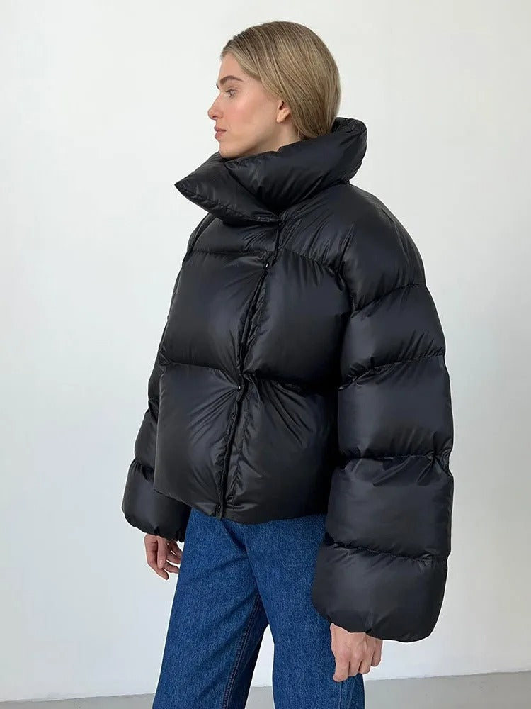 Dikke Puffer Jas voor Vrouwen Oversized Warm