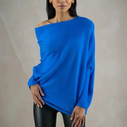 Dames Trui Off-Shoulder Trendy Casual