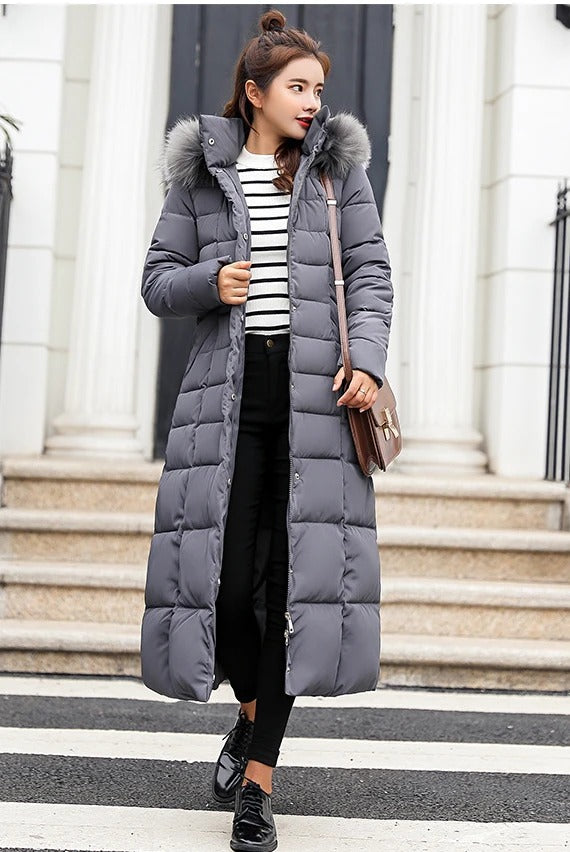 Dames Winterparka met Bontkraag – Warm & Stijlvol voor de Winter