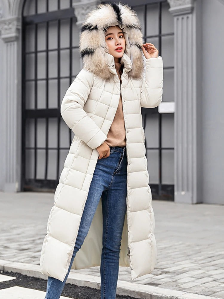 Dames Winterparka met Bontkraag – Warm & Stijlvol voor de Winter