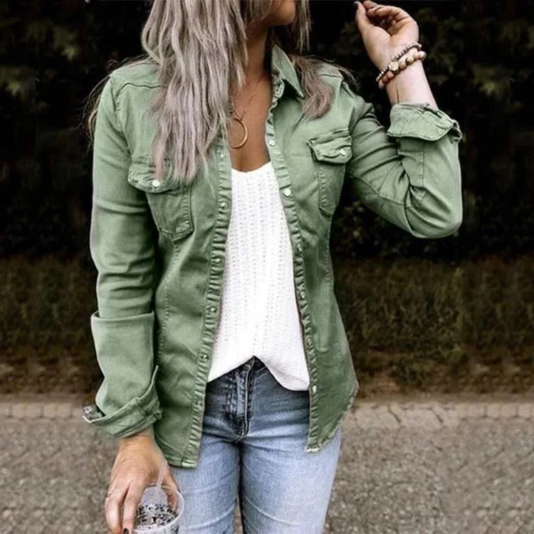 Variant image for Heidi Giacca Jeans Donna – Denim Premium, Casual Elegante-6