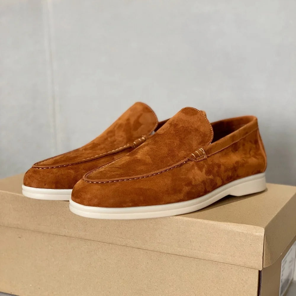 Dave | Elegante Pantofole da in pelle scamosciata