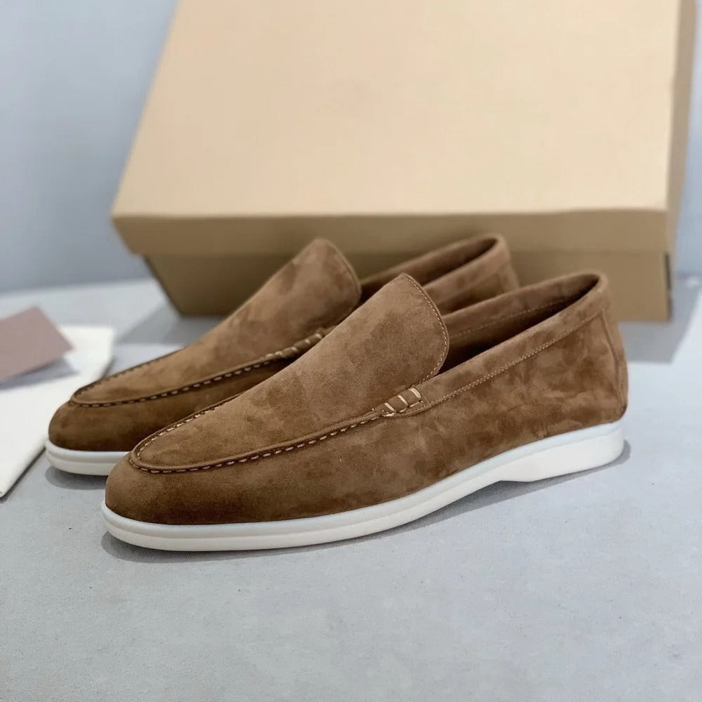 Dave | Elegante Pantofole da in pelle scamosciata