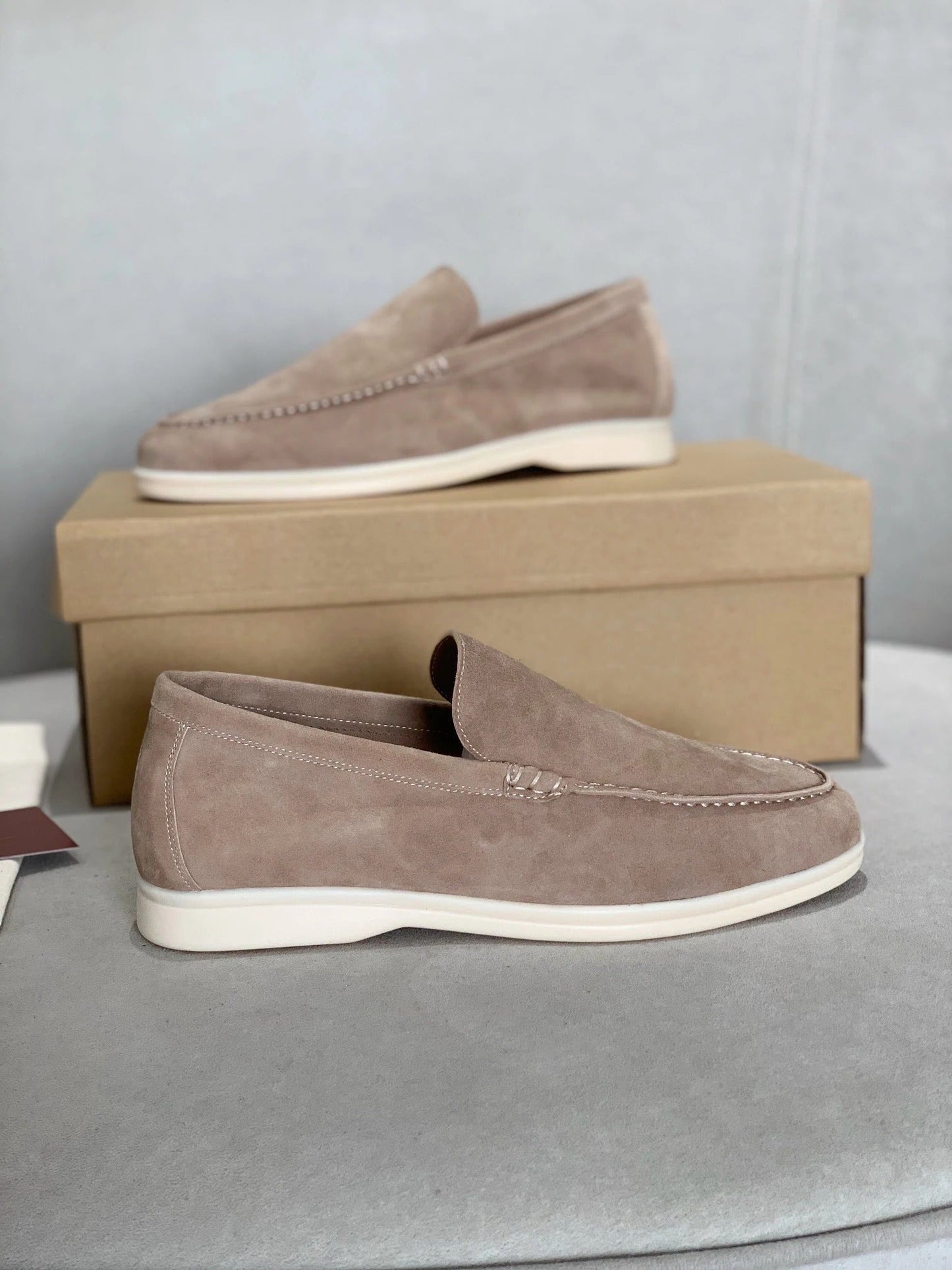 Dave | Elegante Pantofole da in pelle scamosciata